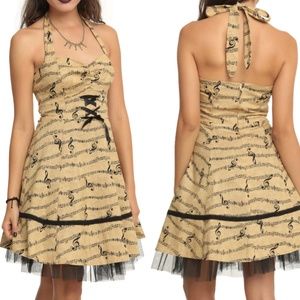 Hot Topic MUSIC NOTE DRESS